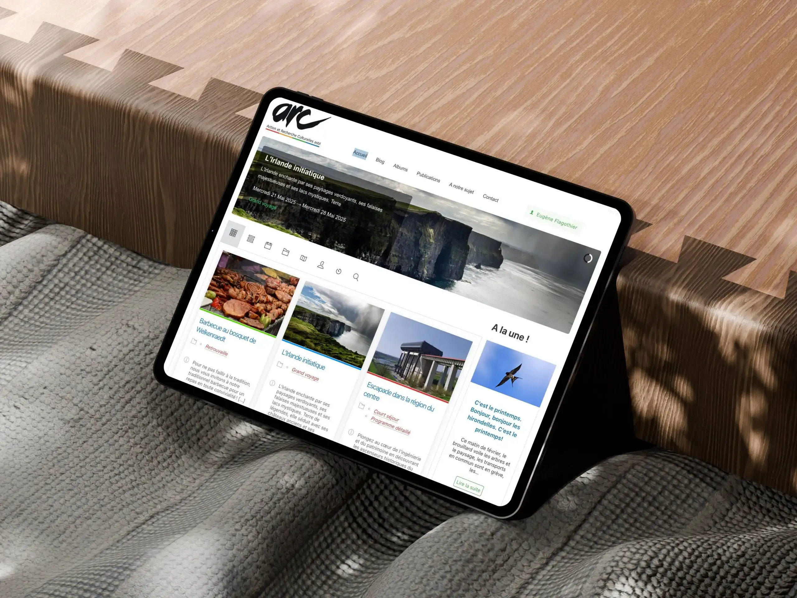 Nouveau site de l'ARC et système de réservation en ligne